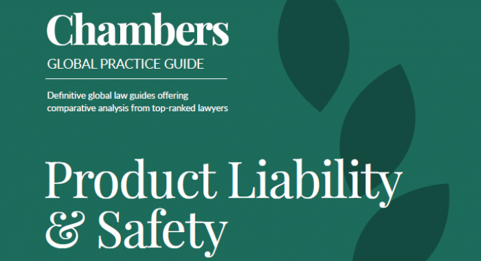 Chambers ‘Product Liability & Safety 2020’ 