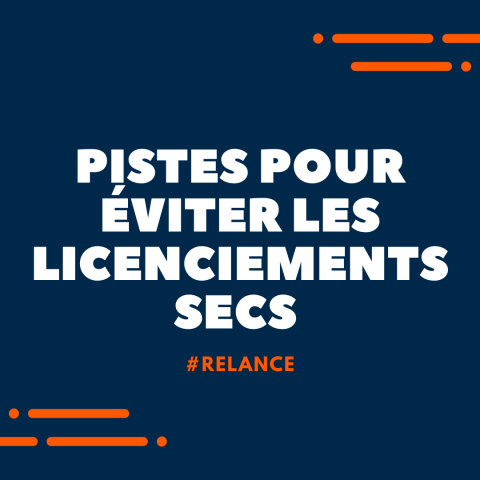 Pistes pour éviter les licenciements secs