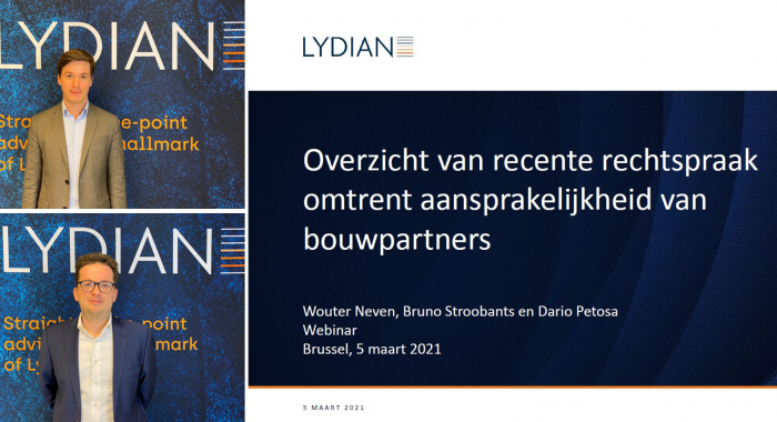 Webinar Aansprakelijkheid van bouwpartners