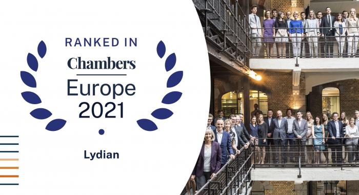 Chambers and Partners Europe 2021 Rankings