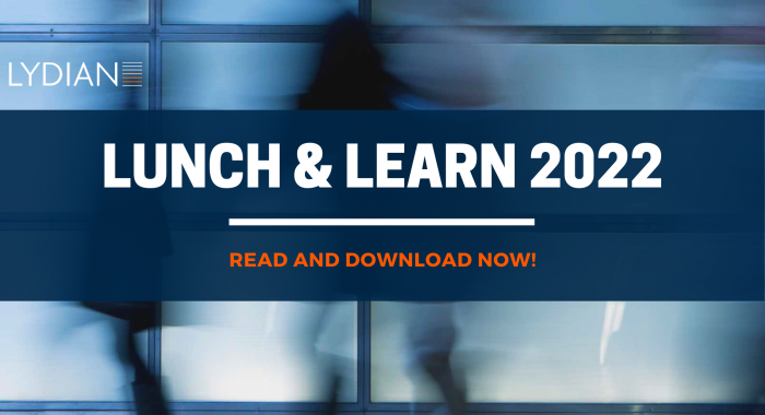 Lunch & Learn 2022